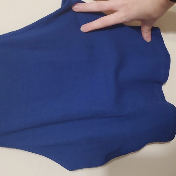 Pacsun royal blue spaghetti strap crop top - Picture 4 of 4